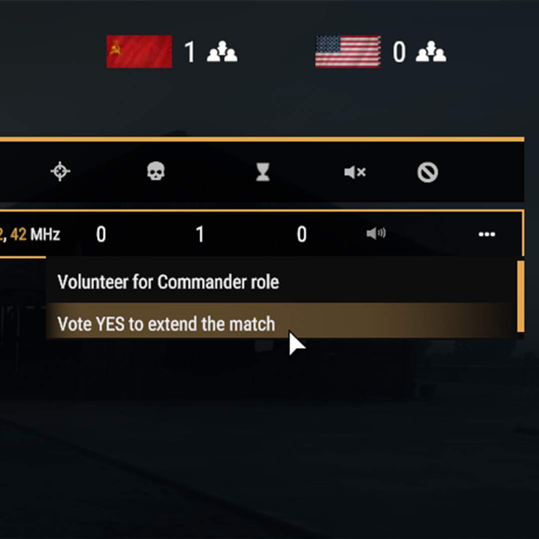 Match extension vote