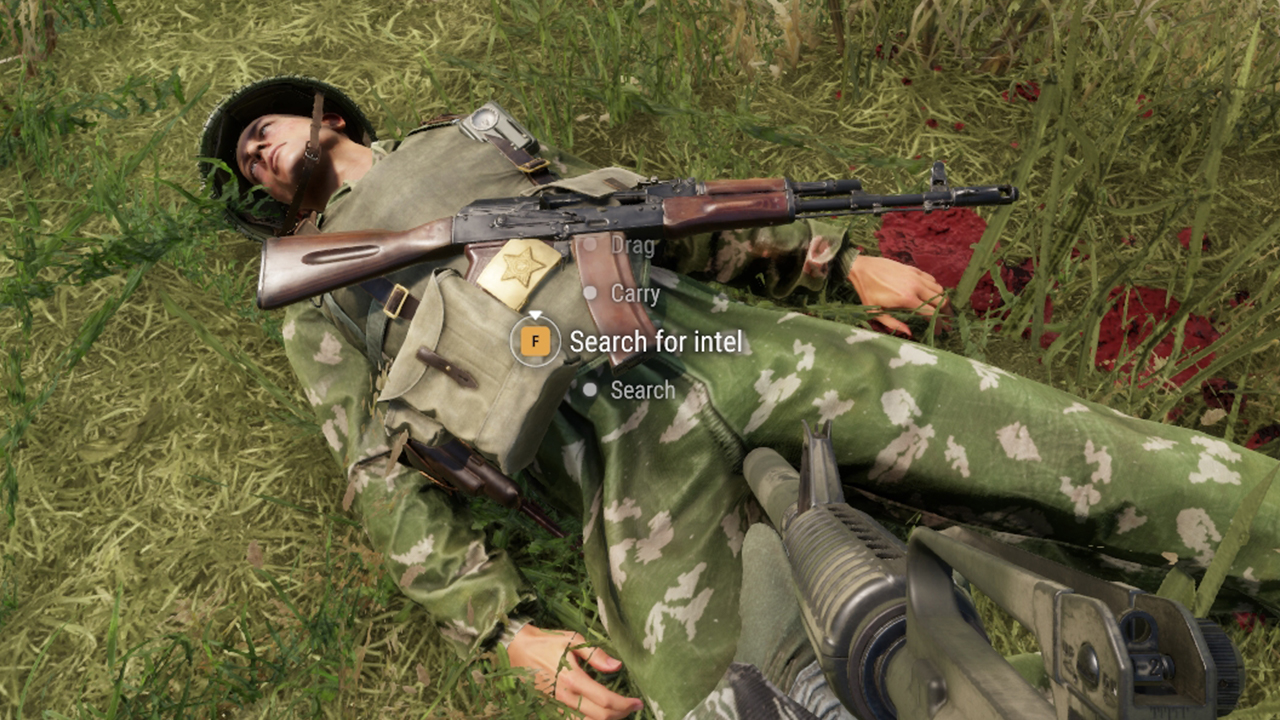 Searching a prisoner of war for intel